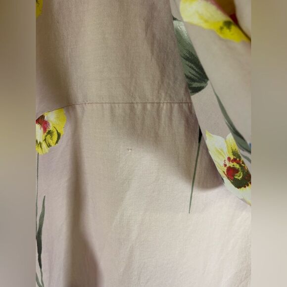 NWT Eternelle Italy Pale Pink Lightweight Hooded Floral Lagenlook Jacket L - Picture 6 of 11